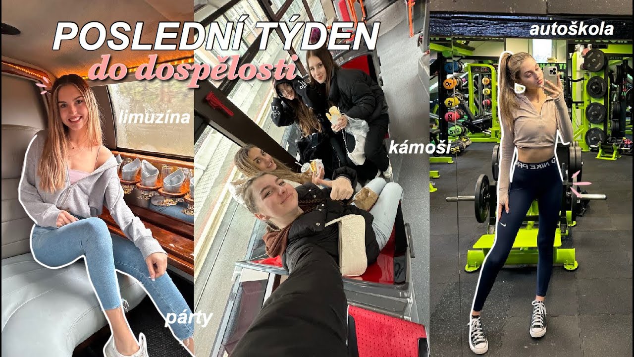 POSLEDNÍ týden do DOSPĚLOSTI  - párty, limuzína, autoškola...
