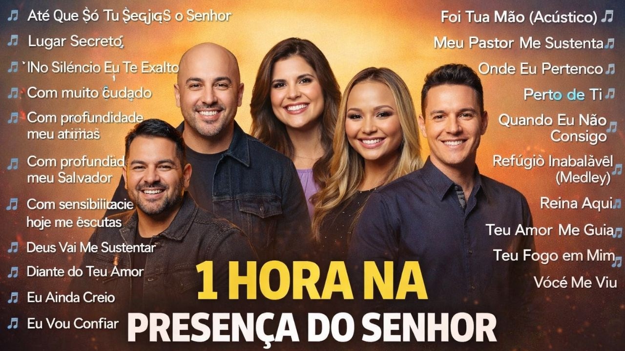 1 HORA NA PRESENÇA DO SENHOR | Hinos da Presença