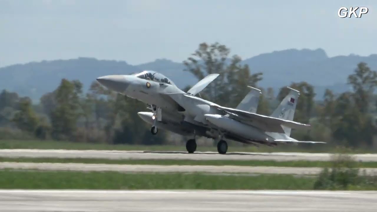 QATAR AIRFORCE F-15  AT INIOCHOS 2025