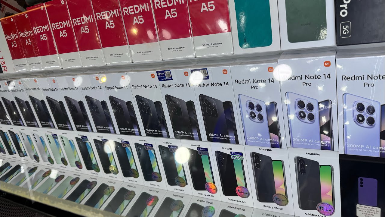 16-iyun 2025-Yil 📱Samsung Redmi telefon narxlari☎️99)231-19-91☎️90)273-19-91🚚Yetkizib bersh mavjud✅