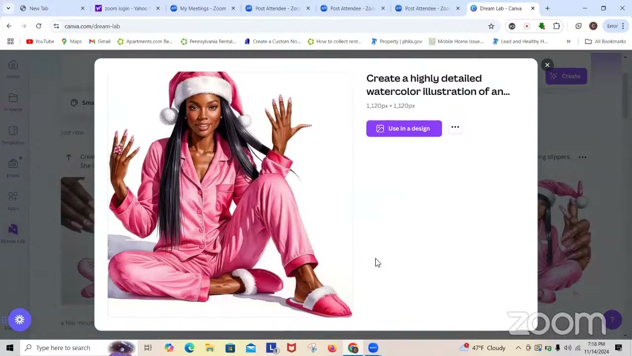 Создание праздничных изображений с помощью ИИ Creatives Made Simple💞 Часть 1
