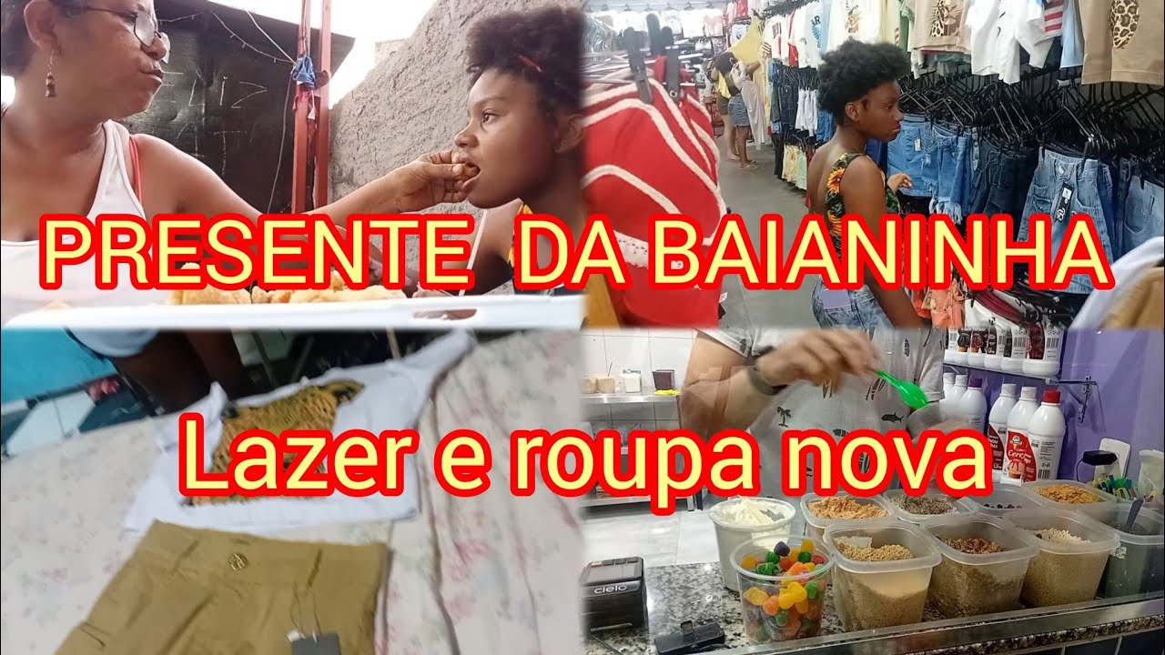 ROUPA NOVA PRO ANO NOVO+LAZER PRESENTE DA BAIANINHA 🎉🎉