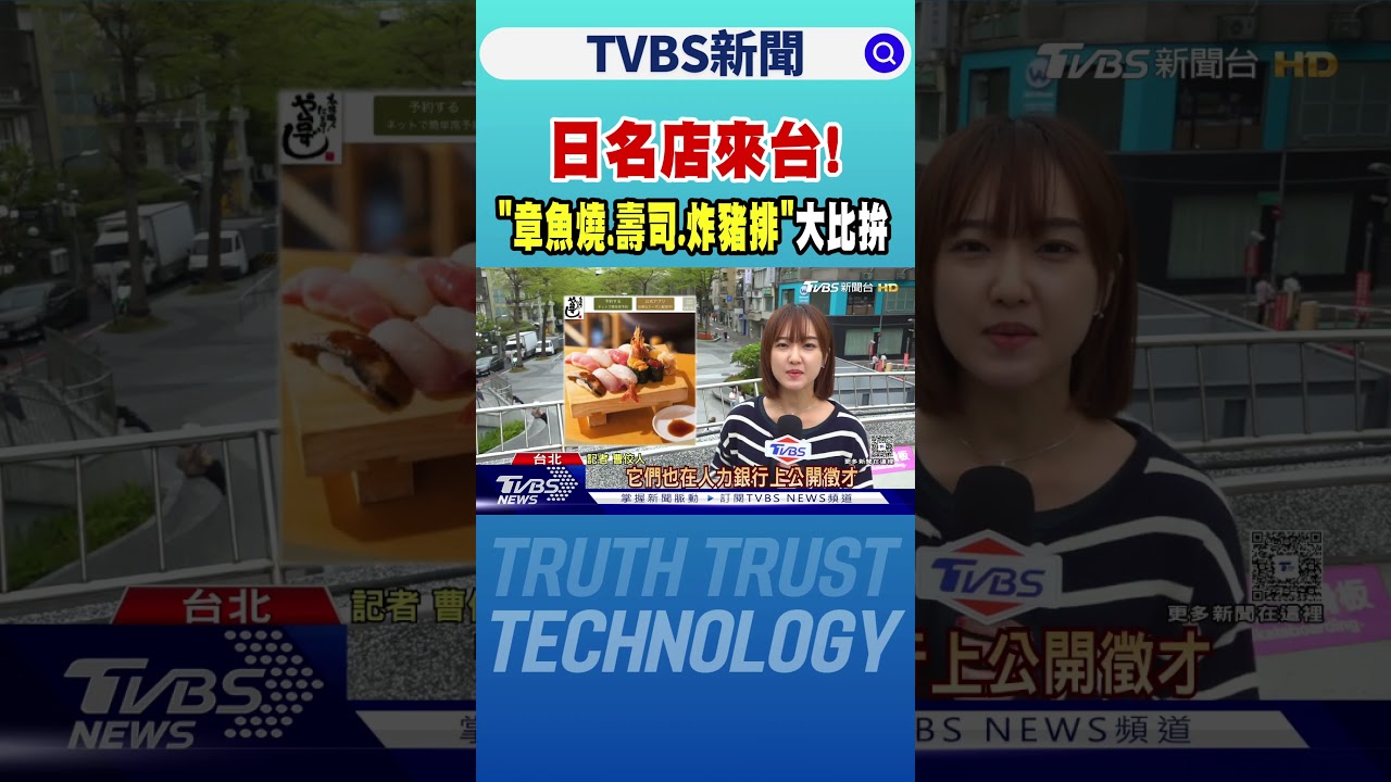 日名店來台! 「章魚燒.壽司.炸豬排」大比拚｜TVBS新聞 @TVBSNEWS01