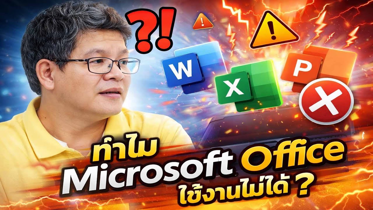 โปรแกรมพิมพ์ไม่ได้ หมดอายุ ประเด็น MS Office ที่ผู้ใช้งานต้องเลือก