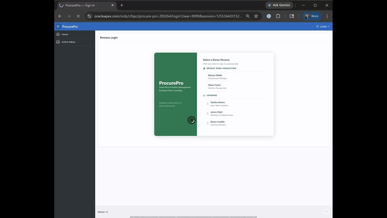 ProcurePro: Smart RFQ & Vendor Management - Demo