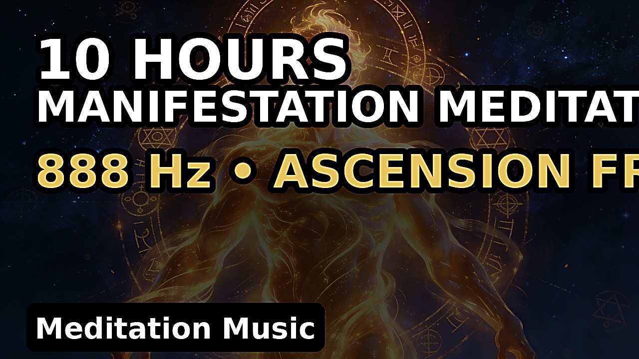 888 Hz Ascension Frequency-Manifestation Meditation 10 Hours
