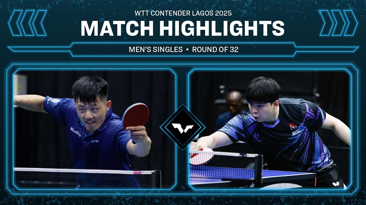 Fanbo Meng vs Xuqi Lin | MS R32 | #WTTLagos 2025