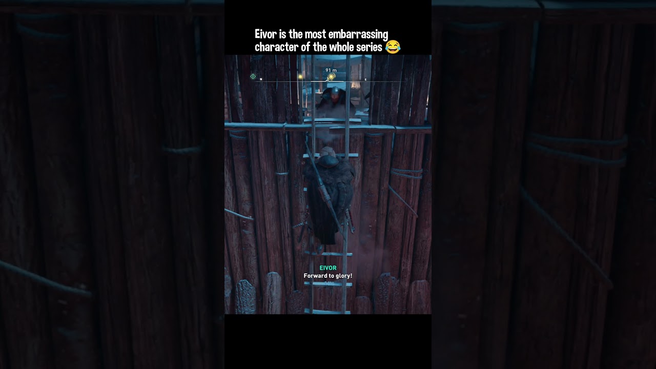 Eivor's Embarrassing Fail! Ladder Pushed Away in Epic Attack | AC Valhalla Gameplay