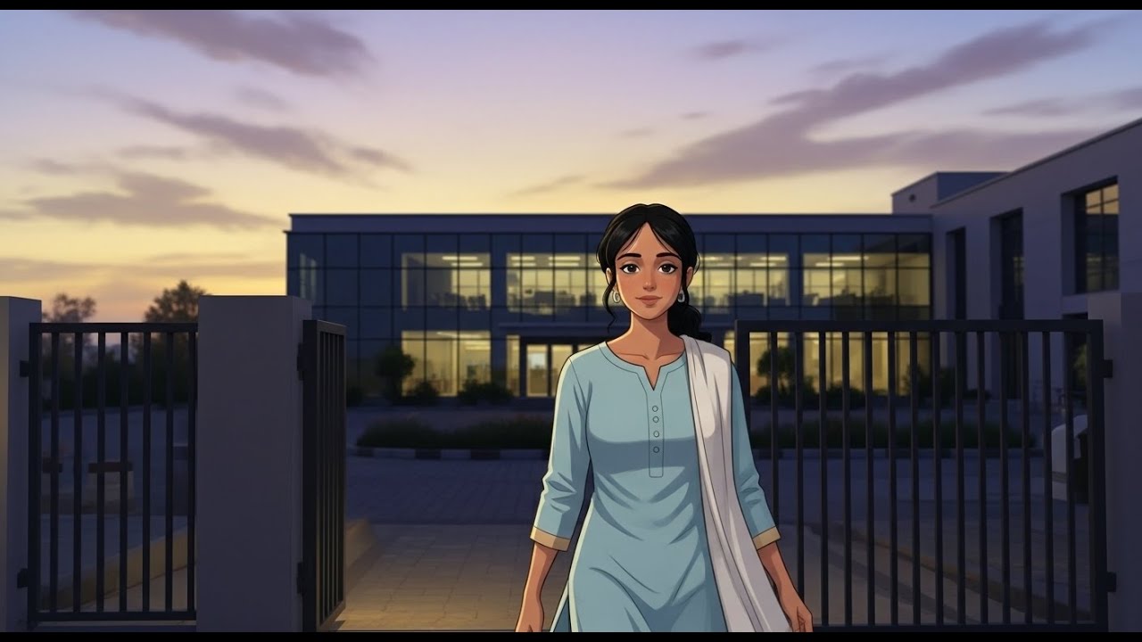 An Unhurried Evening After a Long Workday of Corporate Girl Rai | Cozy Ghibli-Style Slow Life