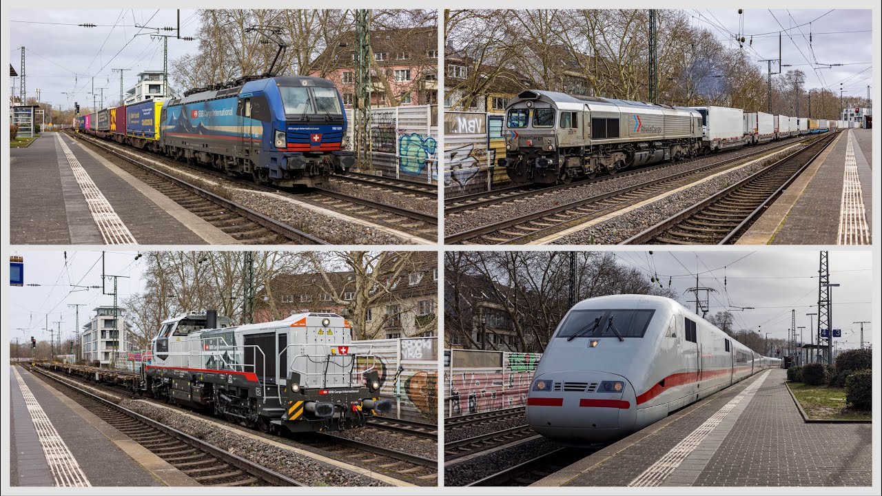 Trains at Köln Süd (Cologne South) 21/02/2026