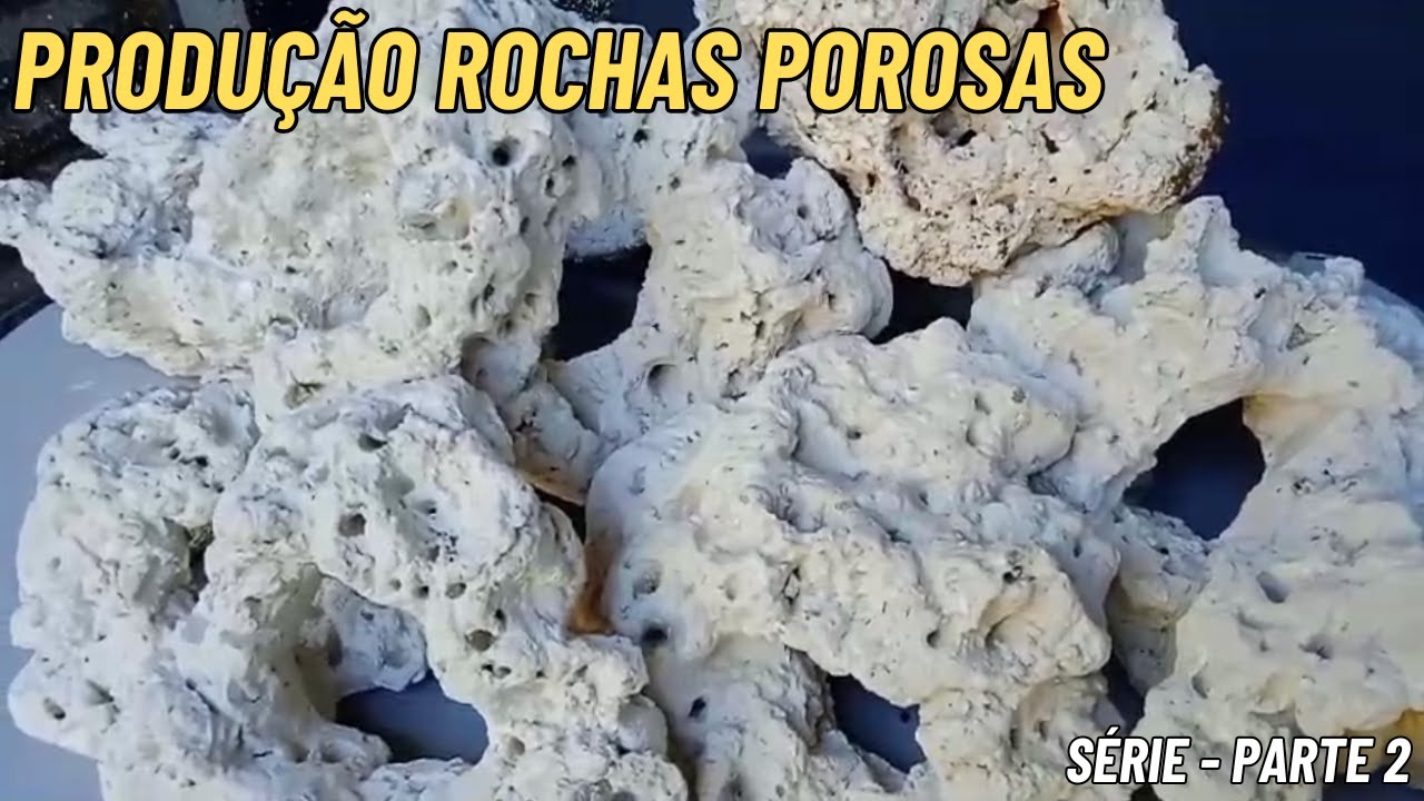 Produção Rochas Porosas! Veja a receita - Parte 2