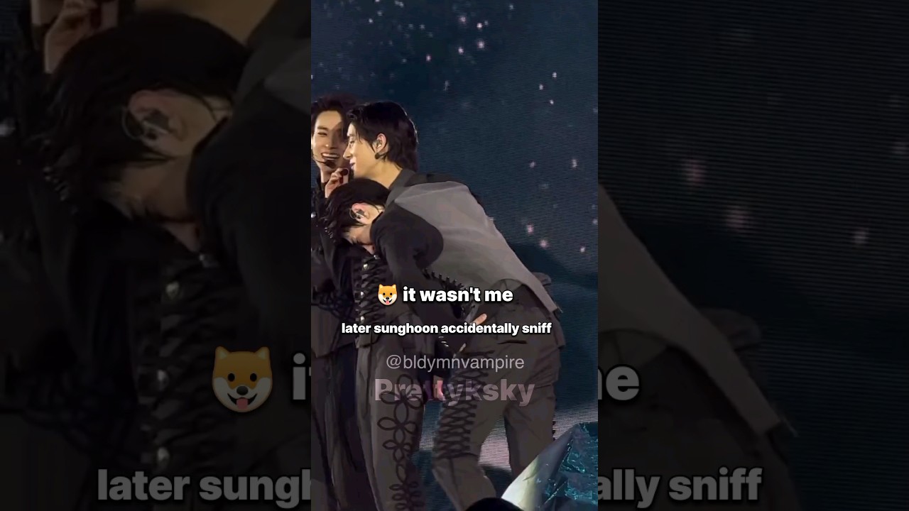 Jay just done with Jake & Sunghoon's sniffing 