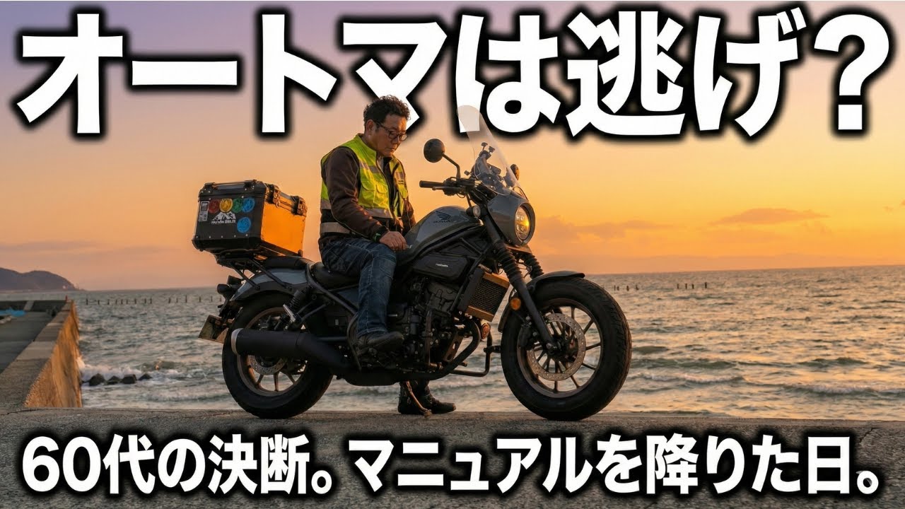 「男ならマニュアル」論争に、60代ライダーが終止符を打つ　バイクのオートマチックは？