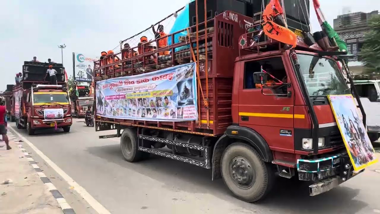 दिल्ली पलवल की सुपर फास्ट डाक कावड़ | Dak Kawad Live 2025 | Kawad Yatra 2025