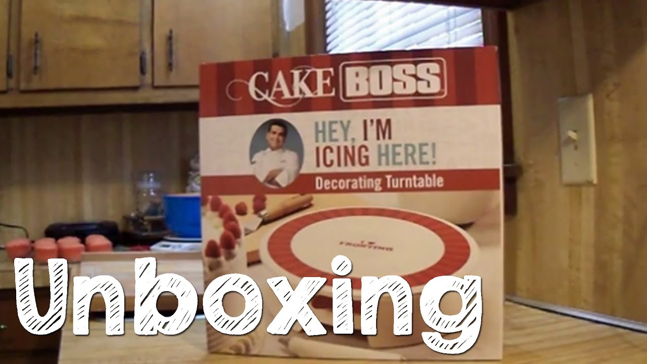 Cake Boss Decorating Turntable Unboxing