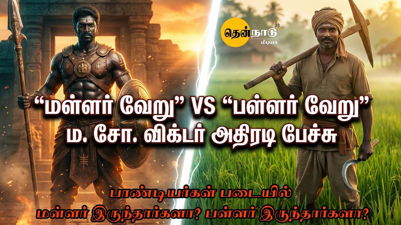 பள்ளர்–மள்ளர்: யார்? உண்மை வரலாறு என்ன சொல்கிறது | ம.சோ.விக்டர் | தென்நாடு மீடியா | Thennadu
