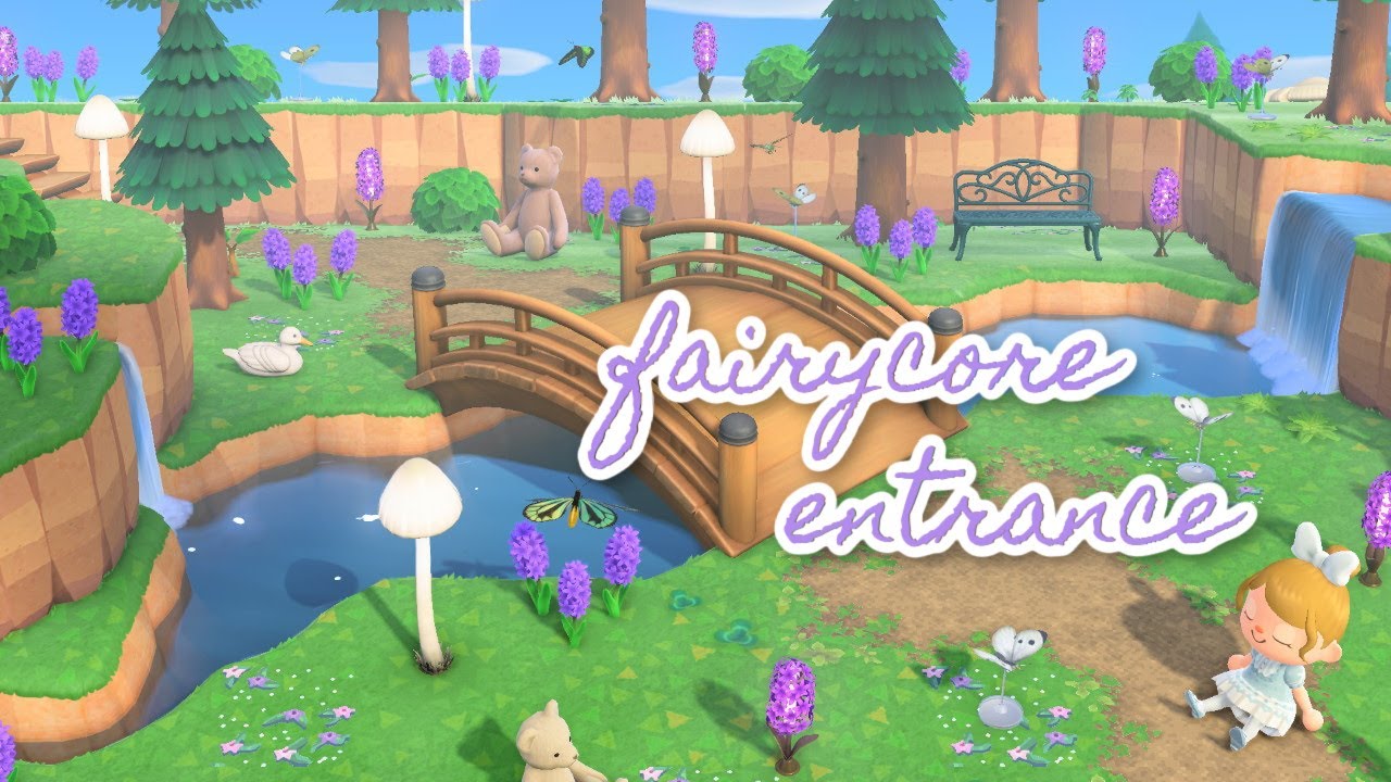 Building a Fairycore Entrance! | Animal Crossing New Horizons Fairycore Entrance Speedbuild