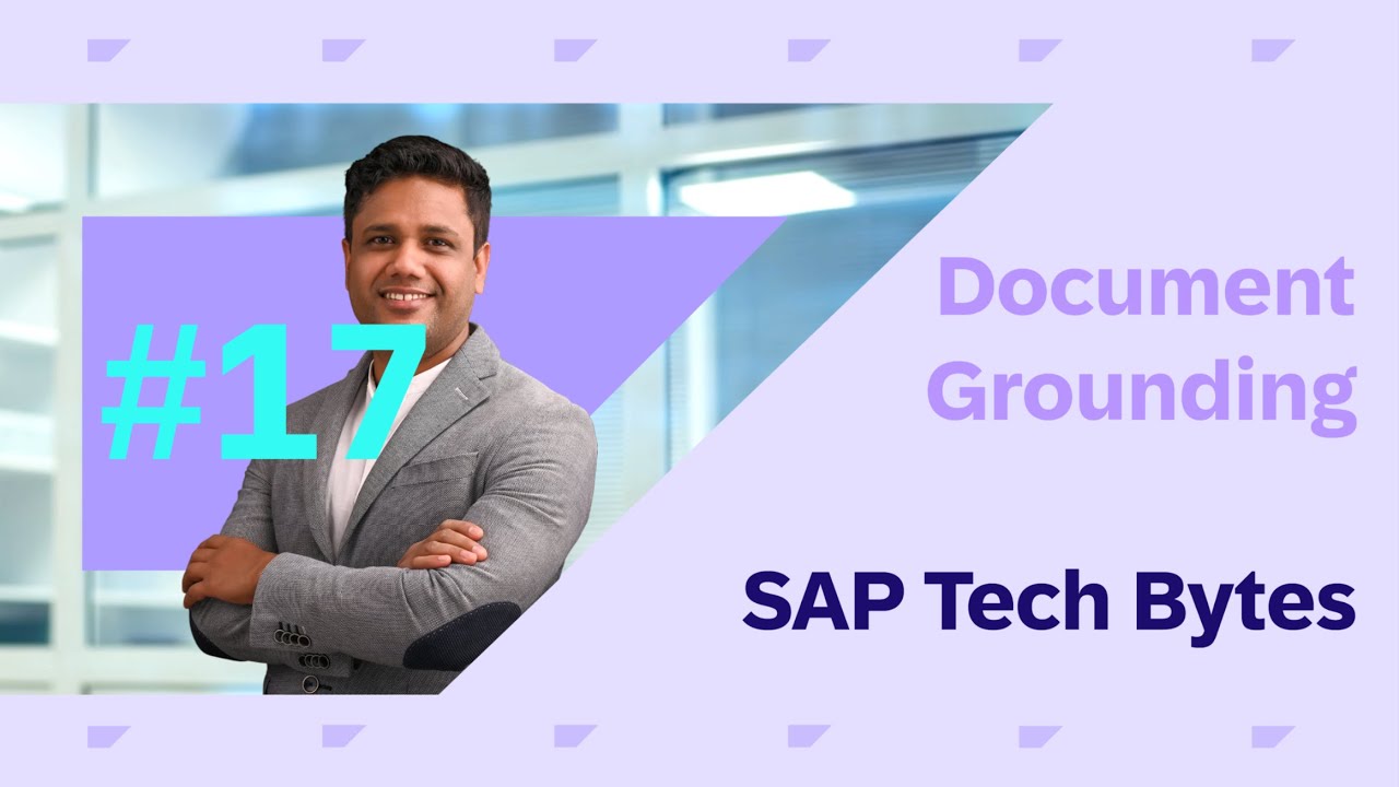 SAP BTP AI Best Practices #17: Document Grounding