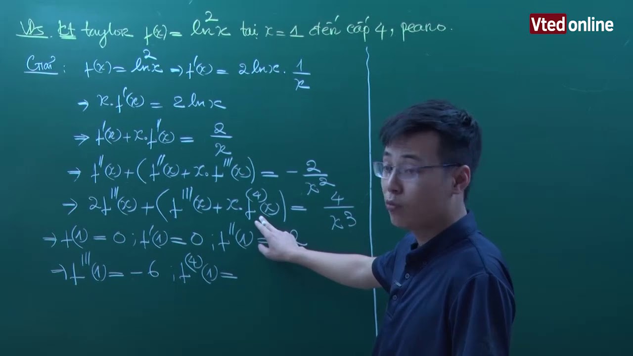 Vted.vn - Công thức khai triển Taylor và ứng dụng (Bài giảng P2) - Thầy: Đặng Thành Nam