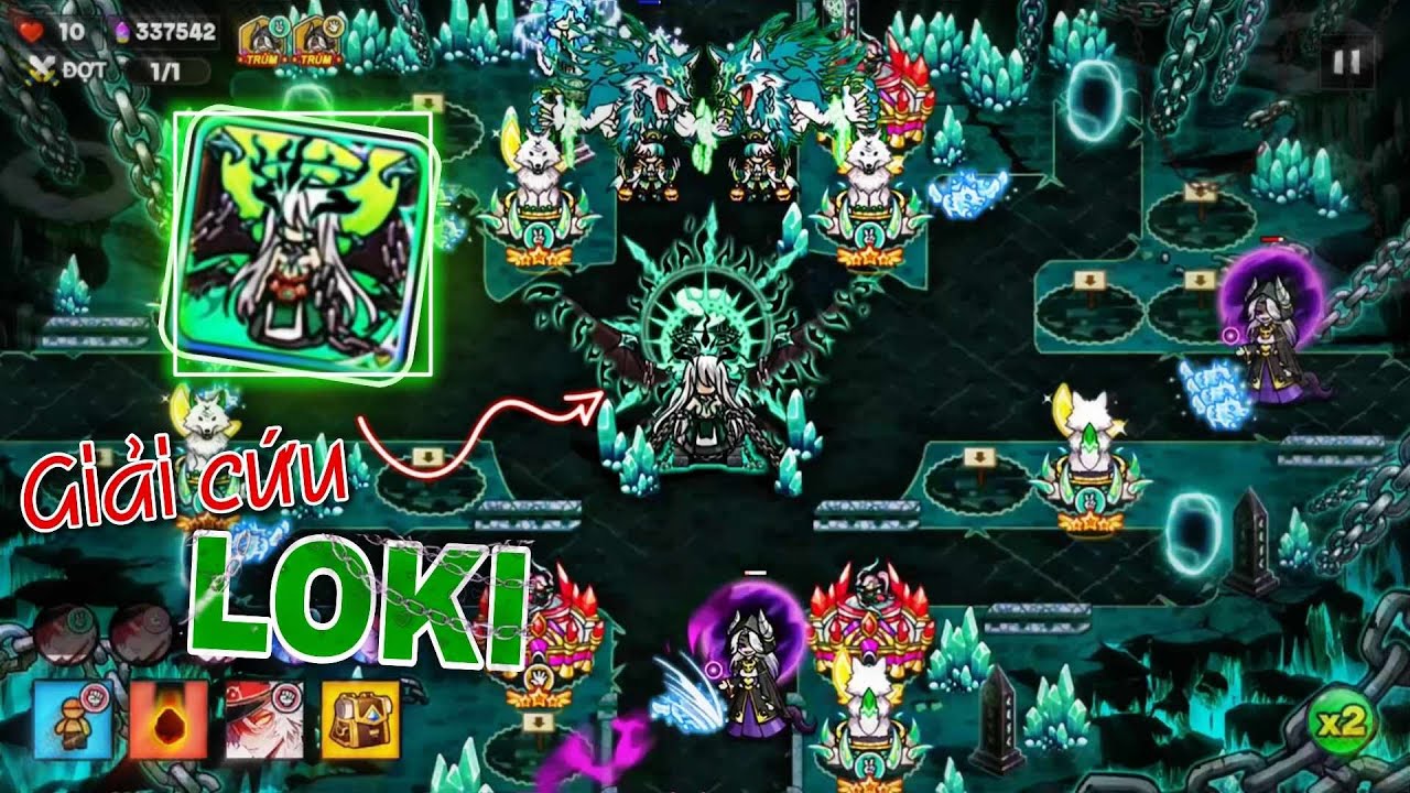 Giải cứu thành công Hero Loki, Clear tầng 9 của Tháp Loki~ | Gold Tower Defence | Snow