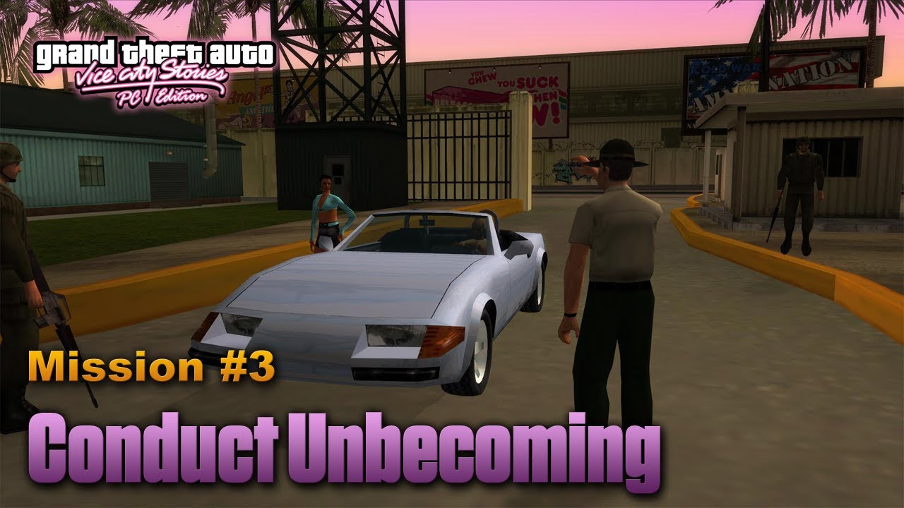 GTA Vice City Stories PC Edition - Mission #3 - Conduct Unbecoming