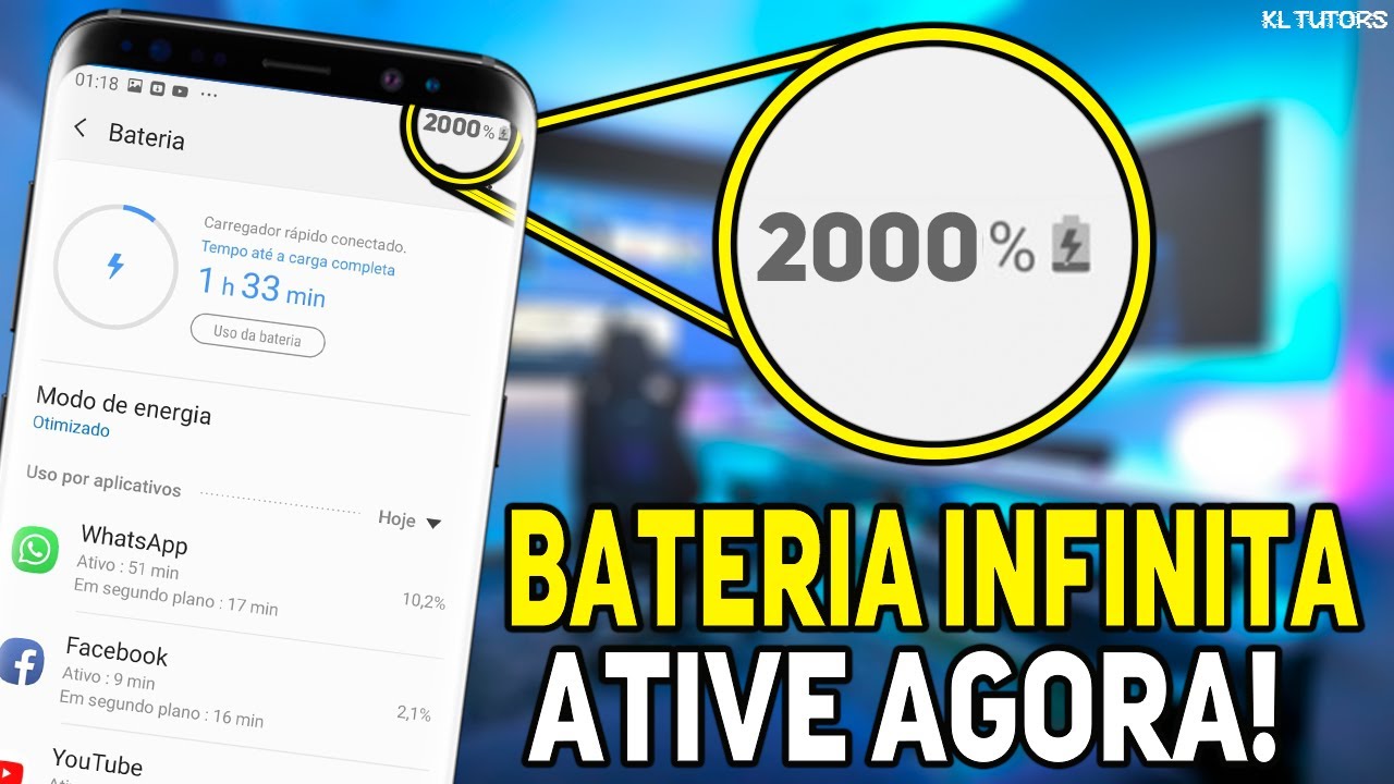 🔋NOVO APP!! COMO DEIXAR SUA BATERIA 