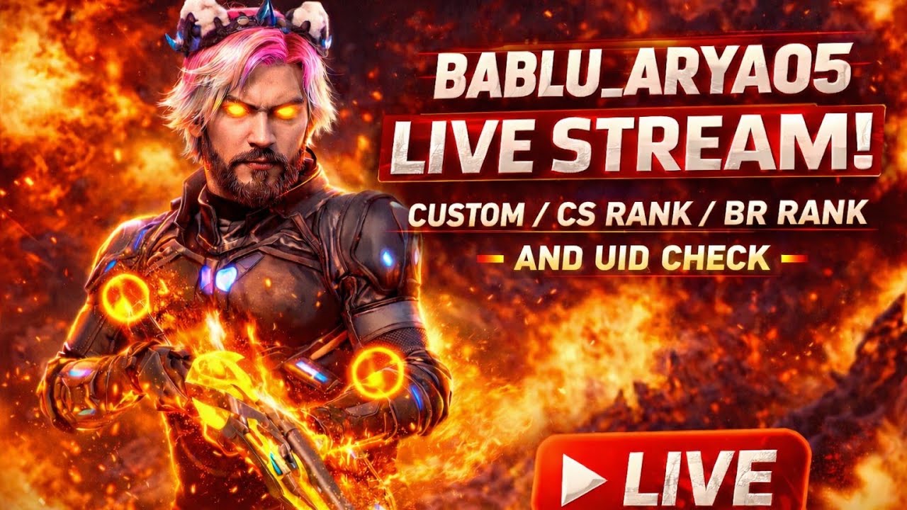 BABLU_ARYA05 is live!# live stream #free fire # uid check ✅✅