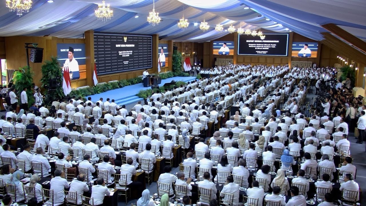LIVE: Taklimat Presiden RI pada Rapat Kerja Pemerintah Anggota Kabinet Merah Putih, 8 April 2026