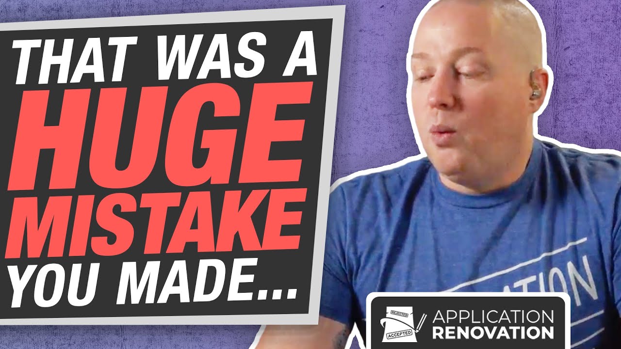 She Made a BIG Mistake After Getting Her MCAT Score Back | Application Renovation (S3 E6)