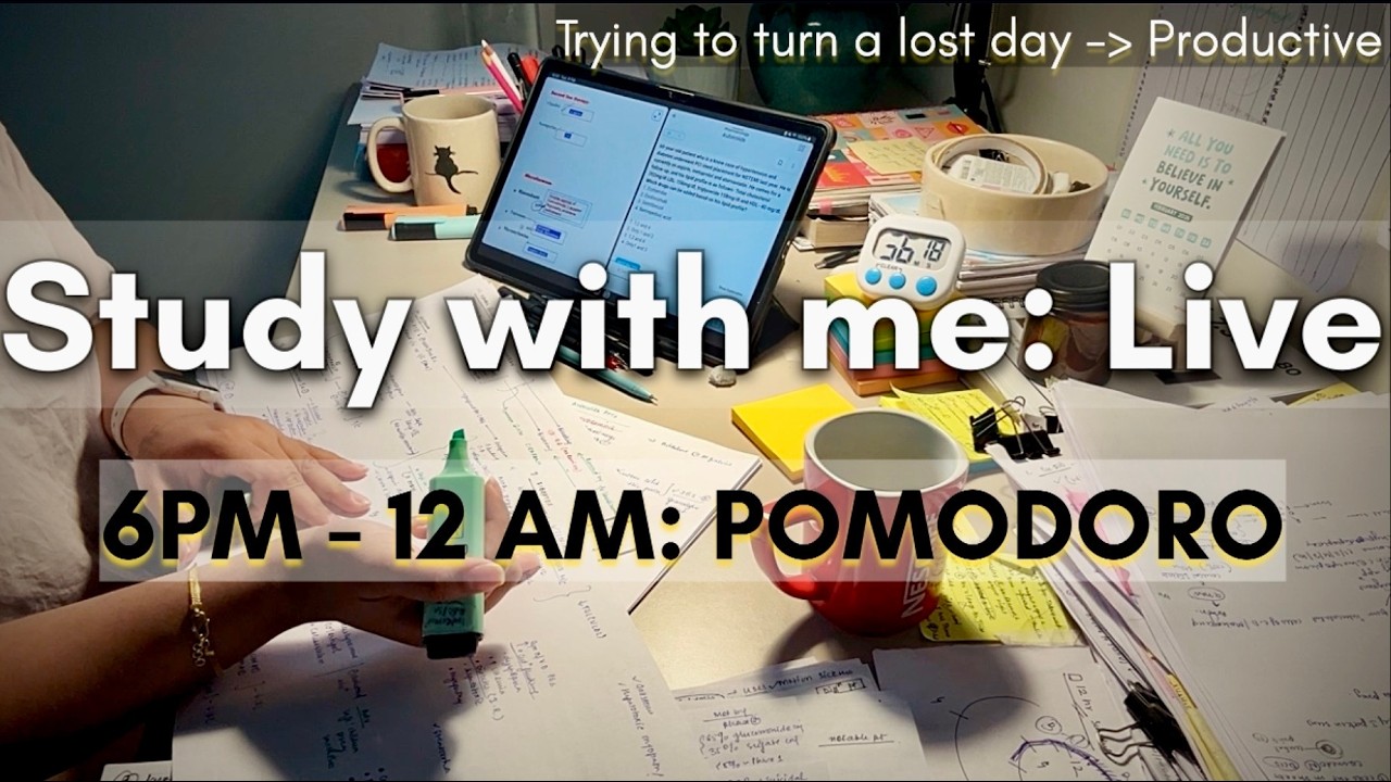 Hardest Day to Start : MONDAY LIVE | BROWN NOISE [high focus], No Talking, Accountability  { DAY 73}