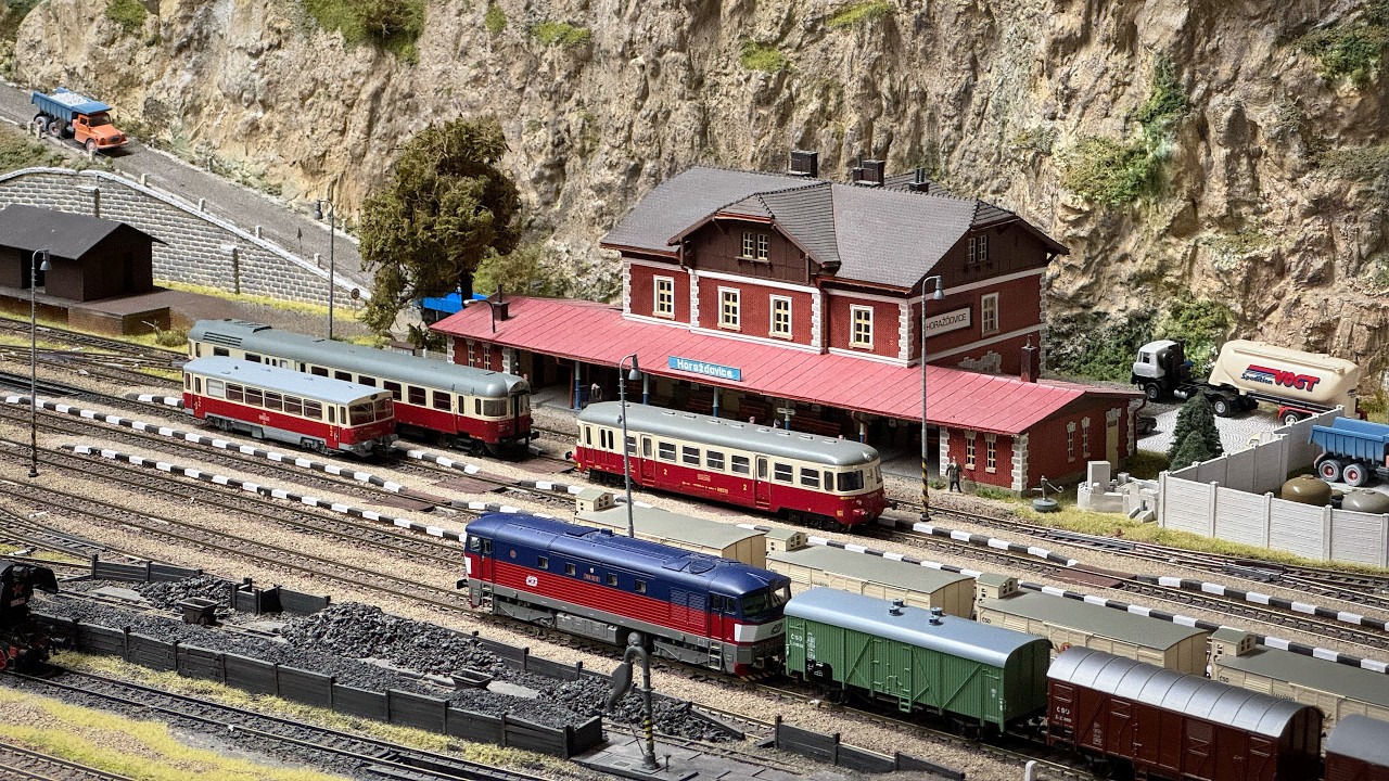 Modelové kolejiště H0 plzeňského klubu železničních modelářů