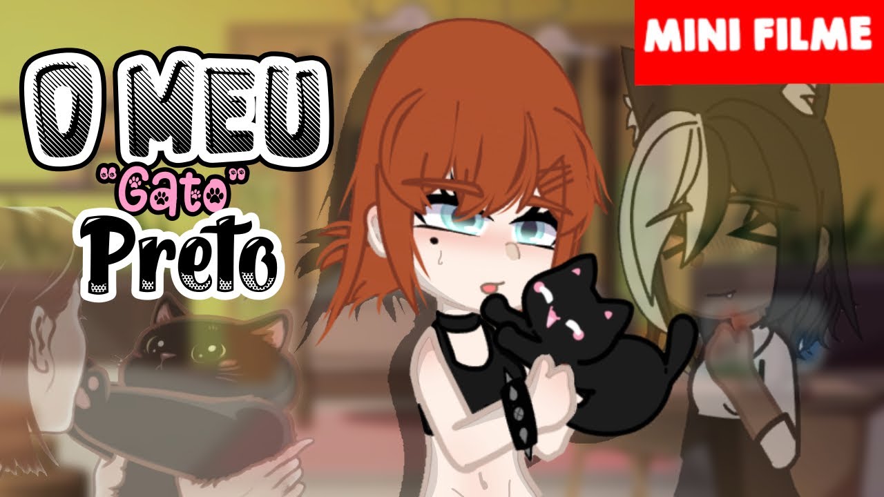 Meu gato.. PRETO?! 😸🖤I Mini Filme Yuri | Gacha Club