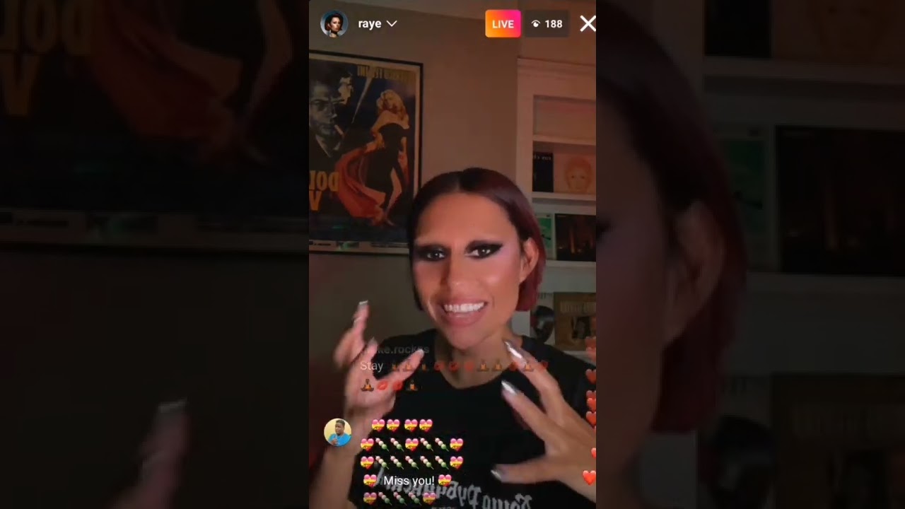 Raye - IG live (Sep.16)