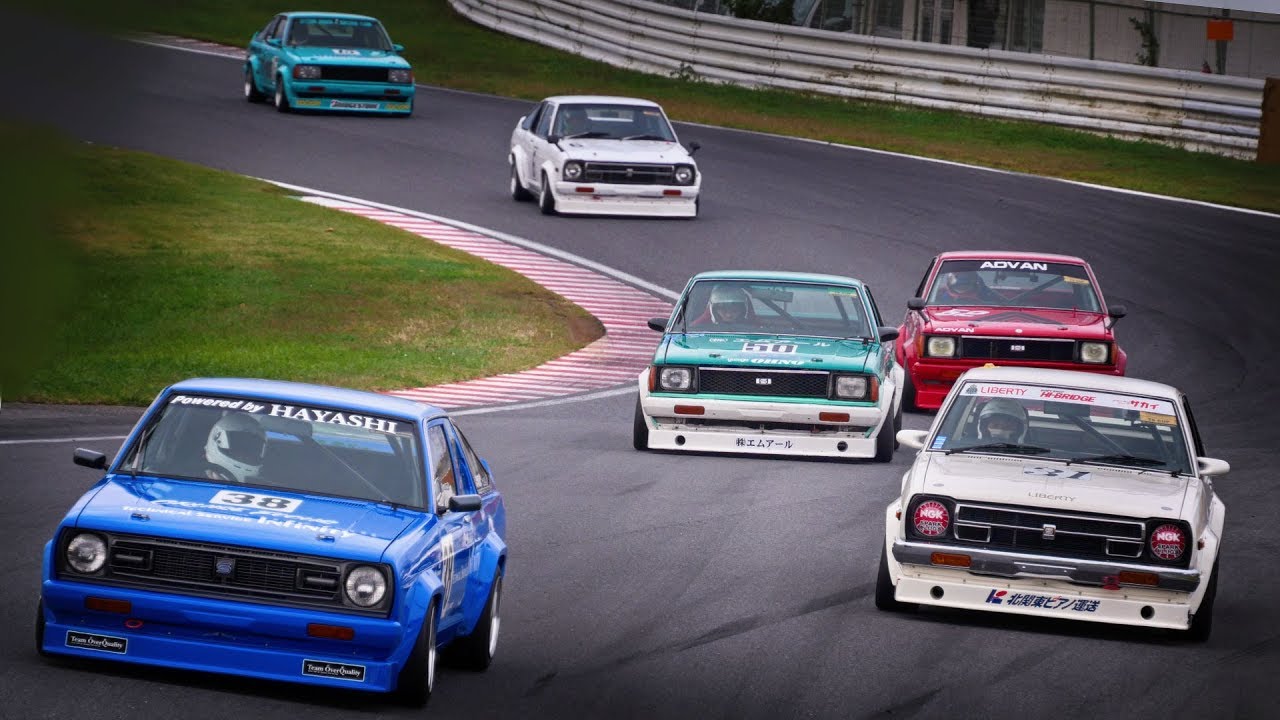 JCCA 筑波 TS CUP 2019 フルチューニングサニーがバトル Racing Sound