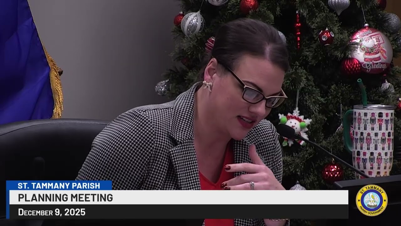 St. Tammany Parish Planning Meeting December 9, 2025
