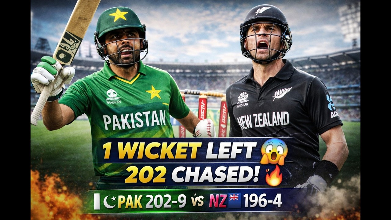 LAST WICKET THRILLER! Pakistan vs New Zealand | Cricket 26 Xbox Series X | Super 8 Classic!