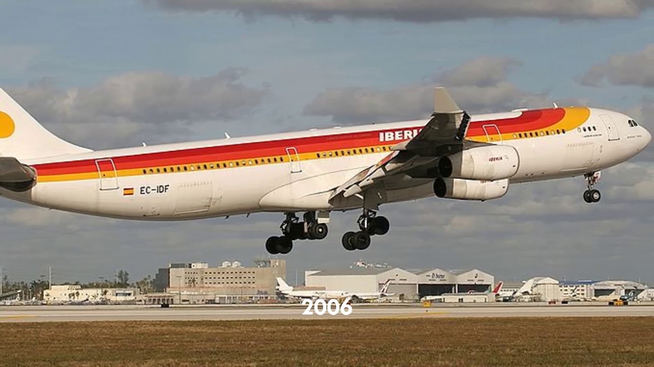 Iberia Airbus A340-300 Fleet History (1996-2016)