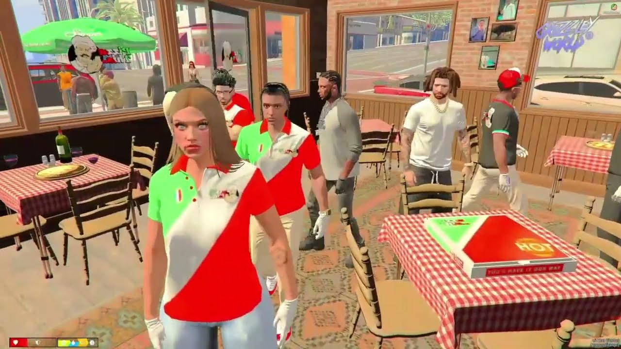 TEE GRIZZLEY WAS FORCED TO ACT DURING A PIZZA SHOP INVASION! | GW RP