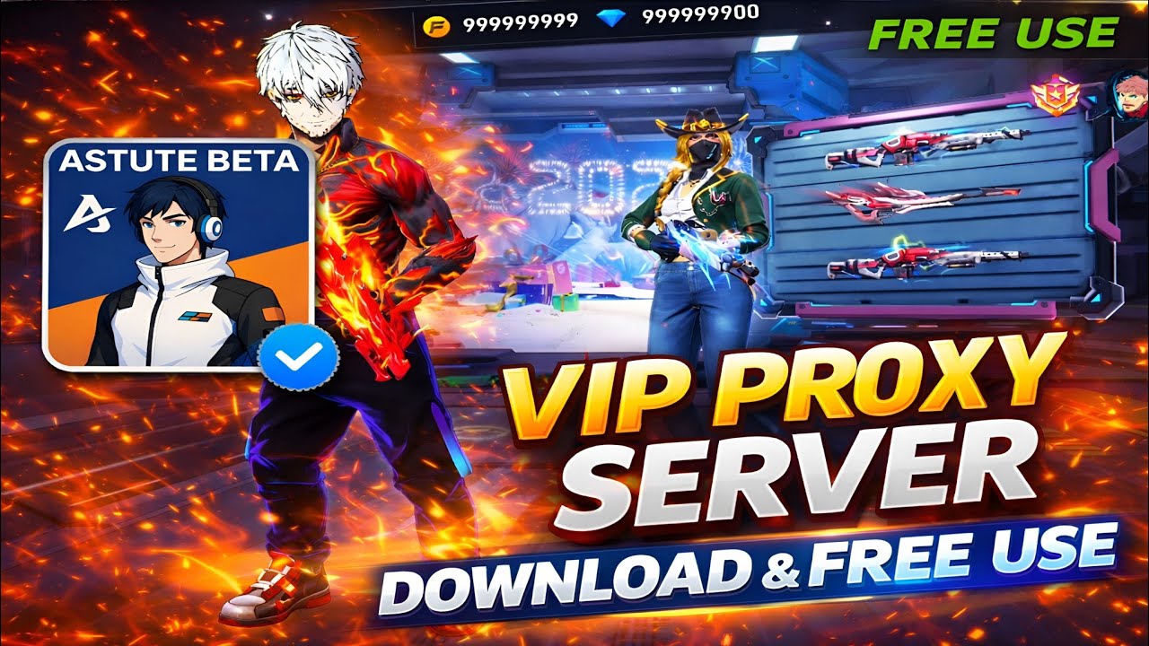 Free Fire OB52 Proxy Server 😱 | Download, Free Use & Diamond Trick 🔥