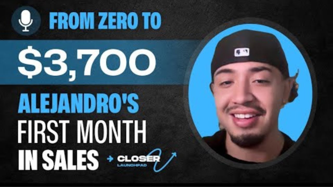 From $0 $3700: Alejandro's First Month in Remote Sales