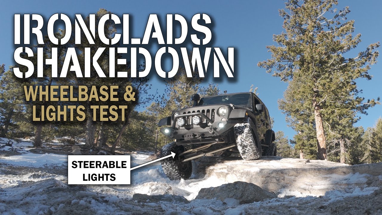 Ironclads Shakedown: Jeep Wheelbase Extension & Steerable Lights