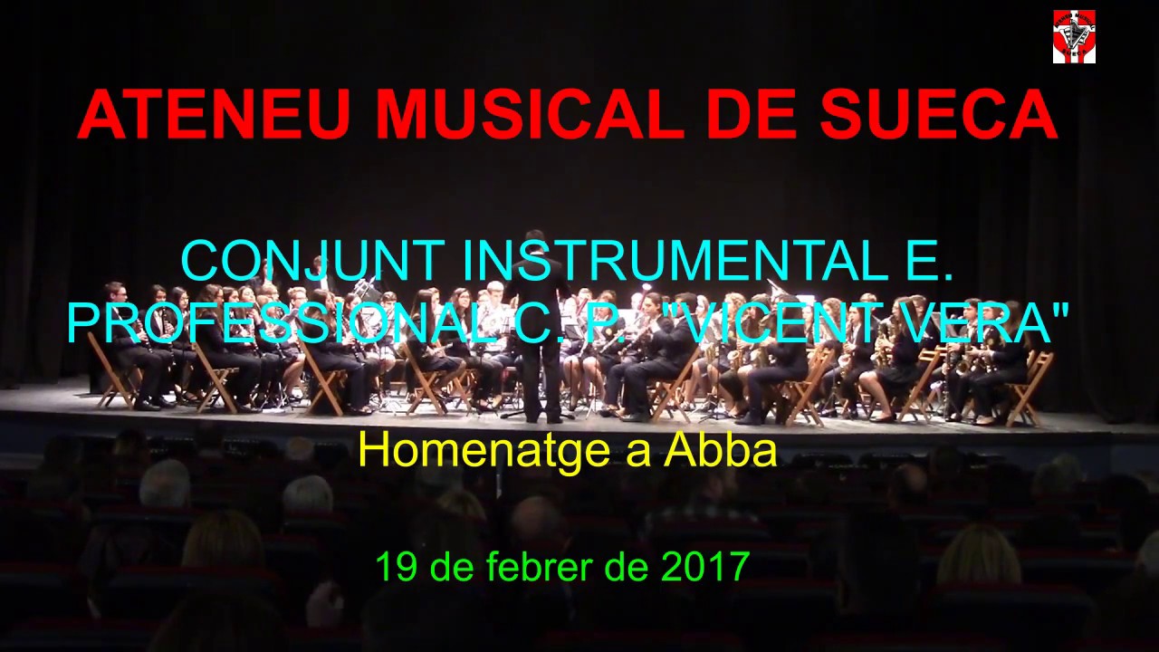 ATENEU MUSICAL DE SUECA - CONJUNT INSTRUMENTAL - Homenatge a Abba
