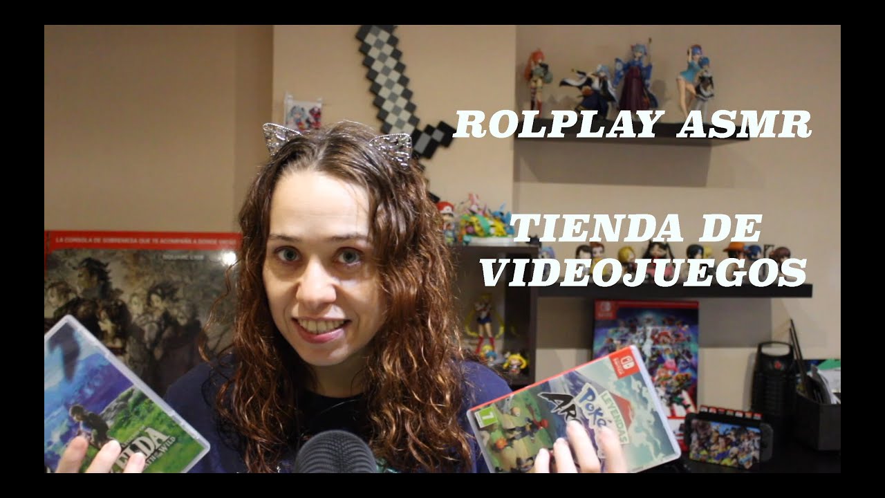 Tienda de videojuegos ROLPLAY ASMR | ASMR ESPAÑOL | susurros, tapping...