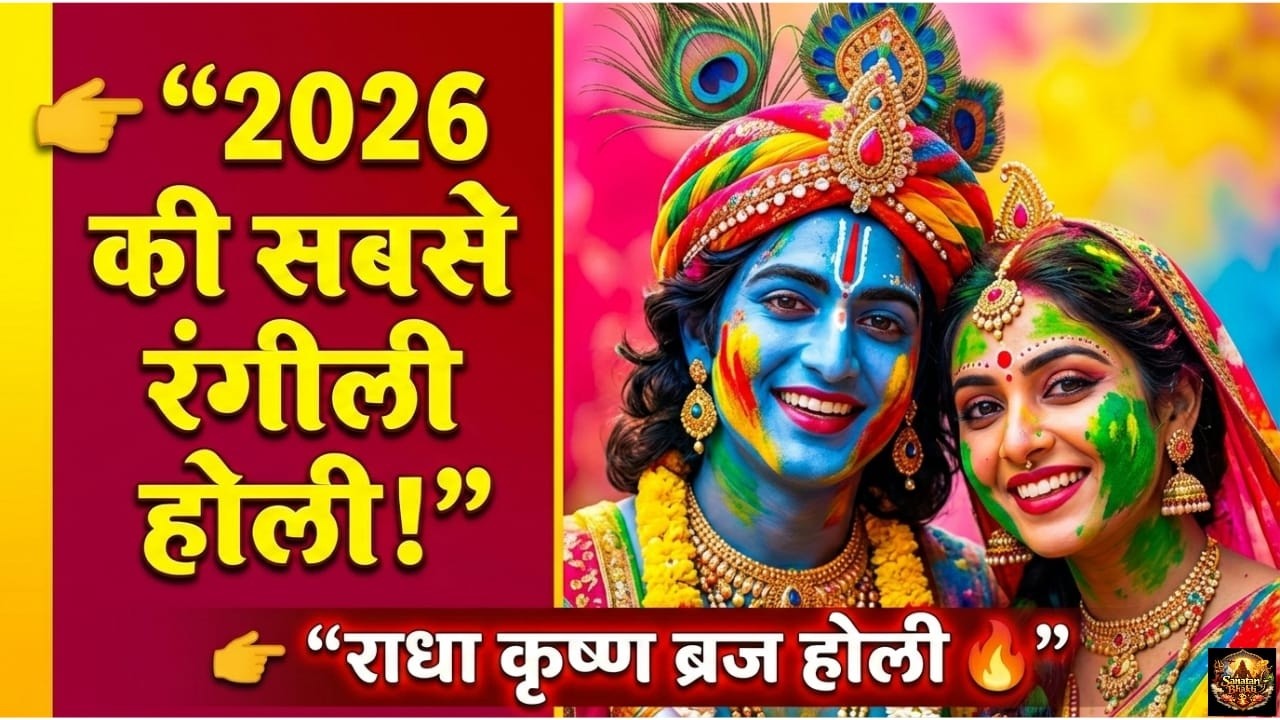 ऐसी बरसाना होली पहले कभी नहीं देखी! 😳 2026 Radha Krishna Holi Mahotsav | ब्रज की रंगीली लीला 🔥#holi