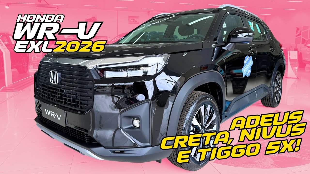 Novo Honda Wr-v Exl 2026 - AGORA PARA O PÚBLICO PCD TAMBÉM!