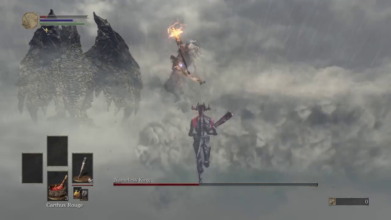 Nameless King Speedkill v2 (SL1,NG+5,No shield,No damage)