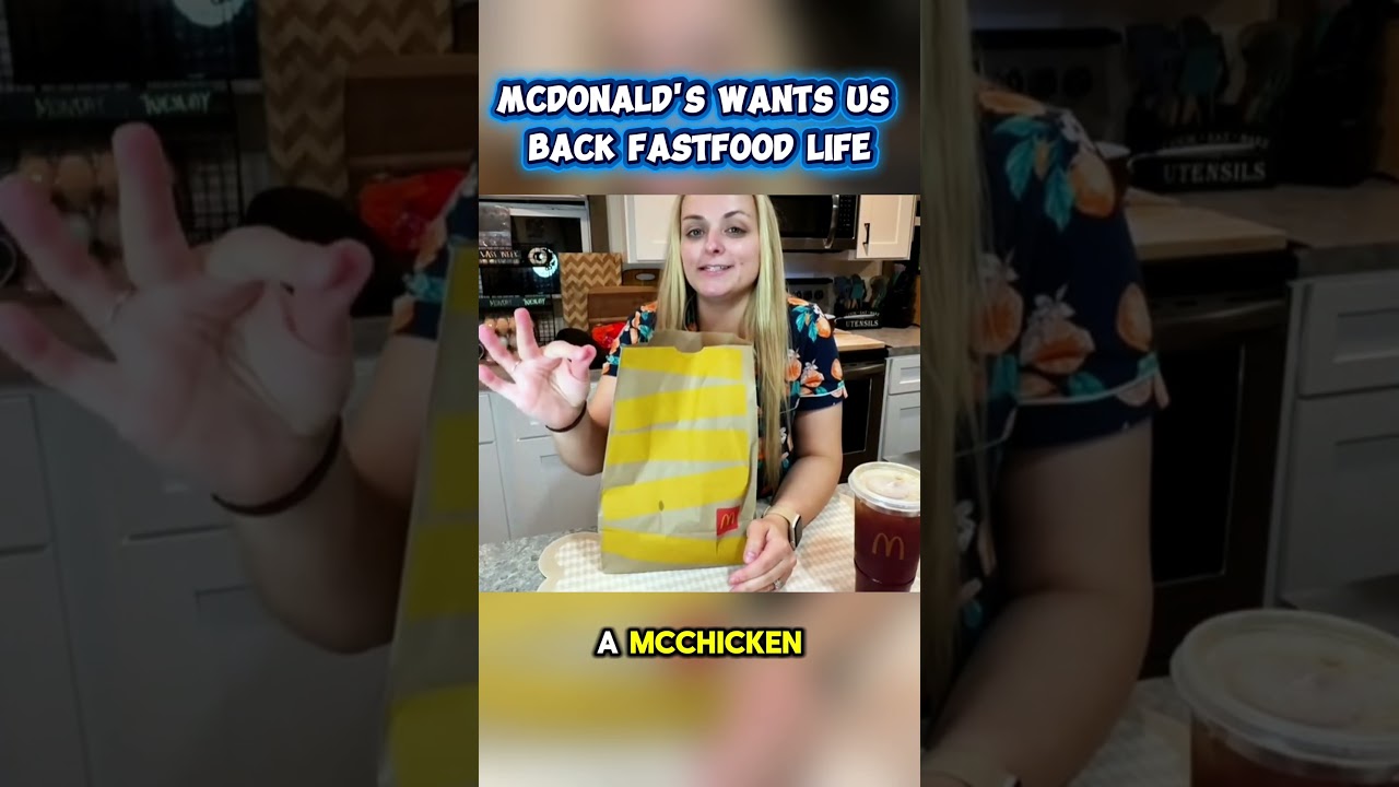 MCDONALD'S WANTS US BACK FASTFOOD LIFE #news #fyp #usa #tiktok #mcdonalds