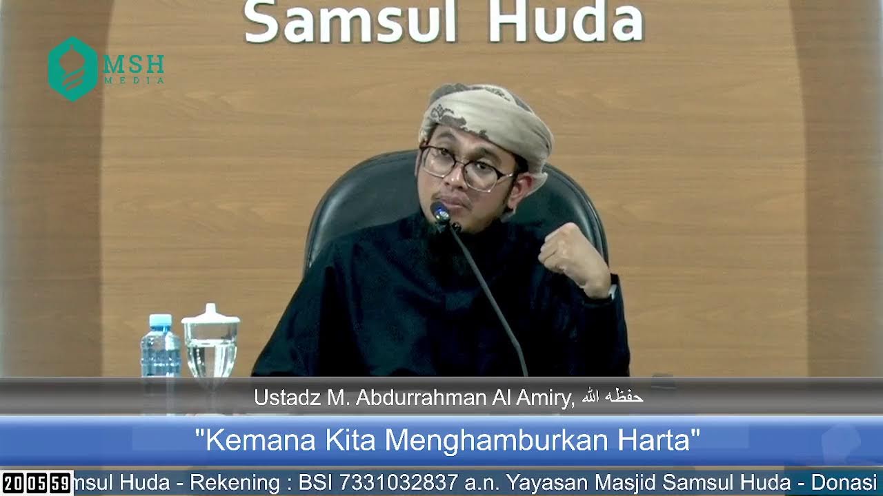 [LIVE] Kajian Spesial👤 Ustadz Abdurrahman Al Amiry 📚  