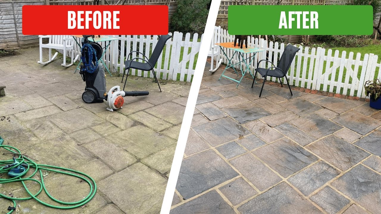 Pressure Washing with Karcher Xpert 7125 In Chiswick