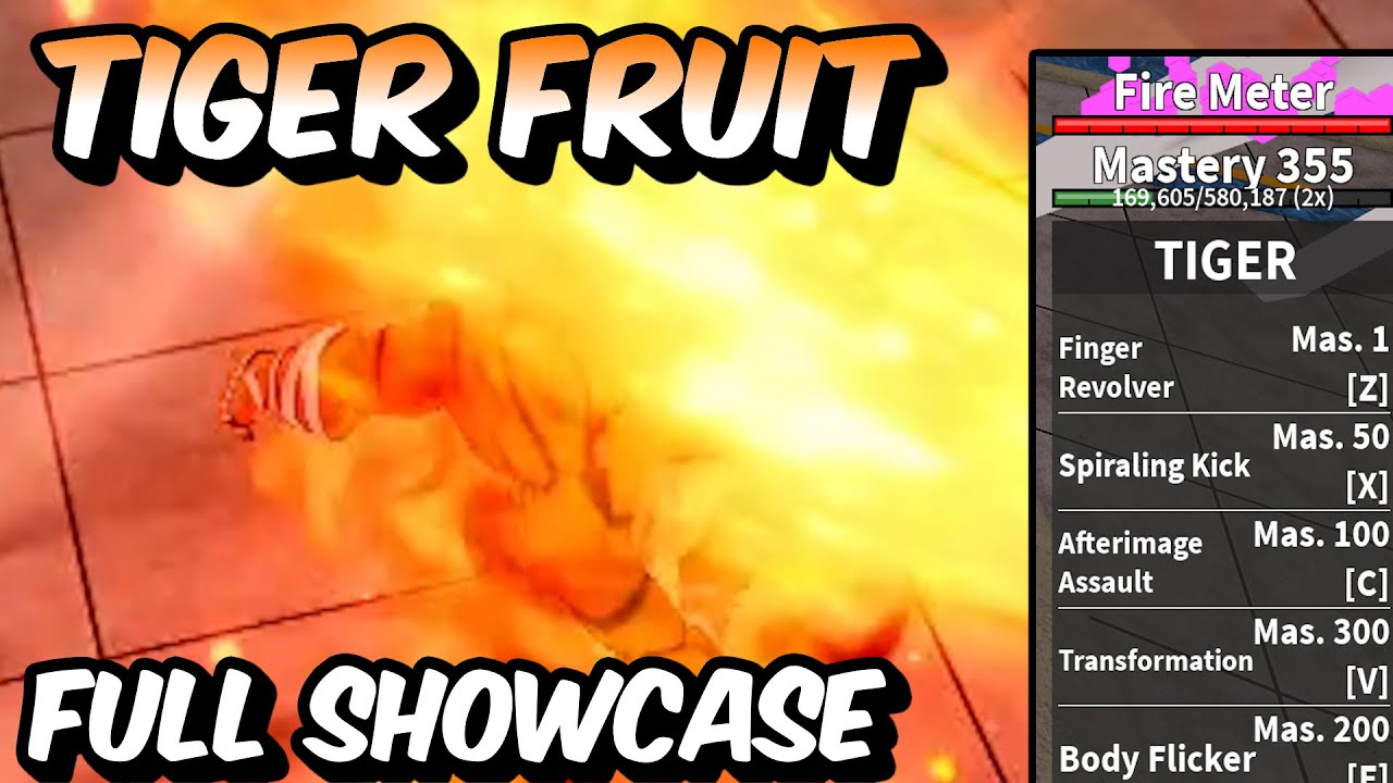 НОВЫЙ ПОЛНЫЙ МАГАЗИН Tiger Fruit! | Blox Fruits Tiger Rework Fruit: полный обзор и демонстрация